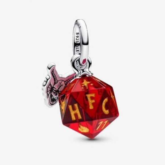 Pandora Stranger Things Hellfire Club Dice Dangle Charm - Picture 1 of 6